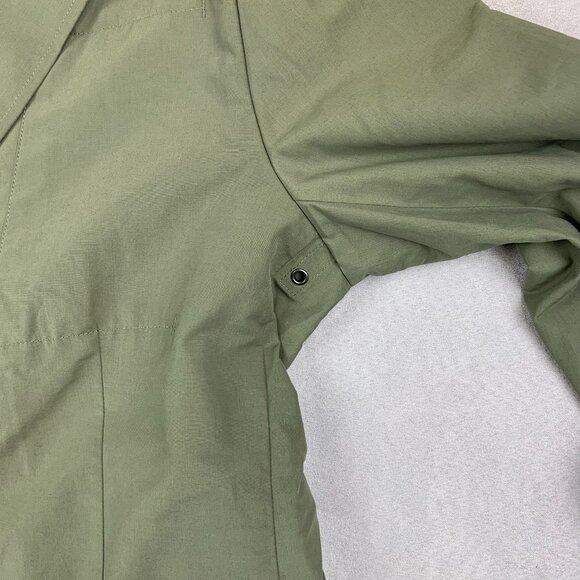 Victorinox Mens Jacket Medium Olive Green Blazer Long Sleeve Cotton Nylon Army - Picture 3 of 9